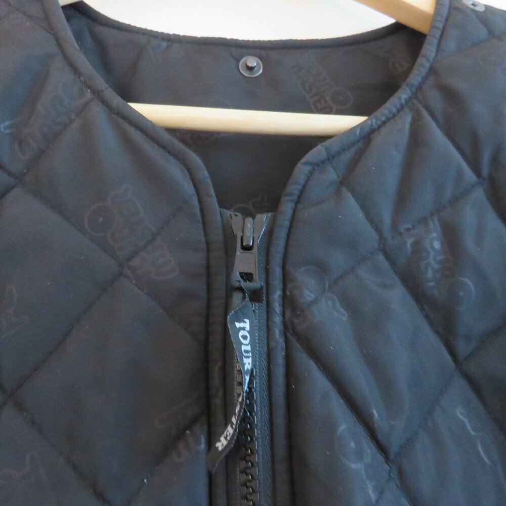 TOURMASTER Cortech Black Quilted Thinsulate Motorcycle Jacket - Men's Size L - Picture 5 of 14